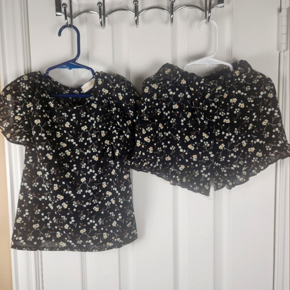 Shorts set size 4y